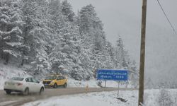 Karabük'te Kar Yağışı Etkili Oldu