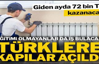 Almanya, Türk iş gücüne kapıları açtı: 60 bin kaloriferci ve su tesisatçısı aranıyor!..