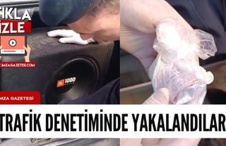 Trafik denetiminde araç içine zulalanmış nakit ele geçirildi!