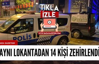 Aynı lokantadan yemek yiyen 14 kişi hastanelik oldu!