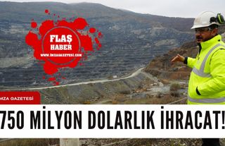 Yurtdışına 750 milyon dolarlık ihracat!