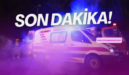 Tüp yüklü kamyon ile minibüs çarpıştı: 16 yaralı!