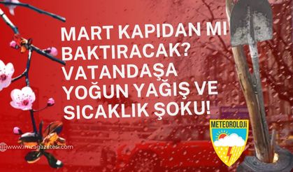 Mart kapıdan mı baktıracak? Vatandaşa yoğun yağış ve sıcaklık şoku! İşte detaylı haftasonu hava durumu...