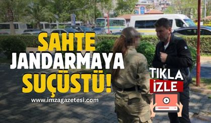 Zonguldak'ta Jandarma Üniformasıyla GBT Kontrolü Yapan Kadına Suçüstü!