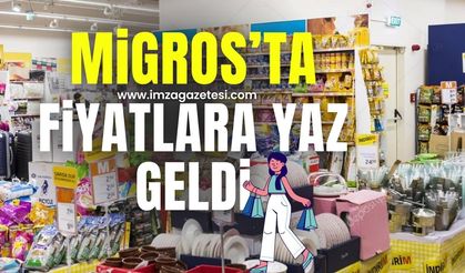 Migros'ta Fiyatlara Yaz Geldi...