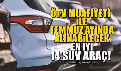 ÖTV Muafiyeti ile Temmuz ayında alınabilecek en iyi 14 SUV araç modeli ve fiyatları!