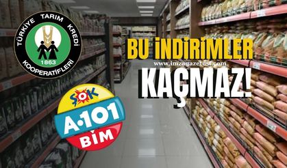 A-101,Bim, Şok, Tarım Kredi marketlerde indirim yağmuru! Bu fırsat kaçmaz!