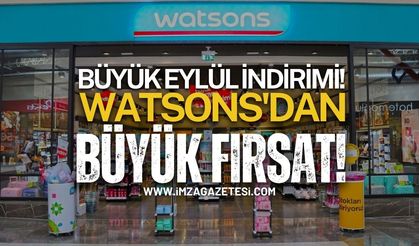Watsons Eylül'e Özel İndirimlerle Dikkat Çekiyor!