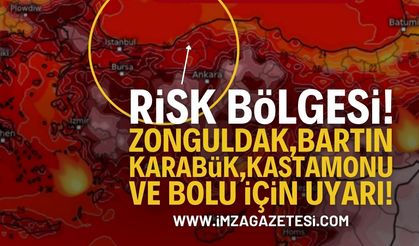 Zonguldak, Bartın, Karabük, Kastamonu ve Bolu'da Uyarı!