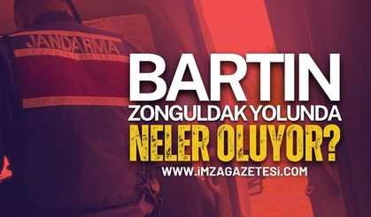 Bartın Zonguldak Yolunda Endişelendiren Kontrol!