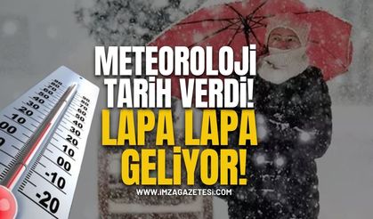 Meteoroloji’den Gün Vererek Uyardı! Lapa Lapa Kar Geliyor!