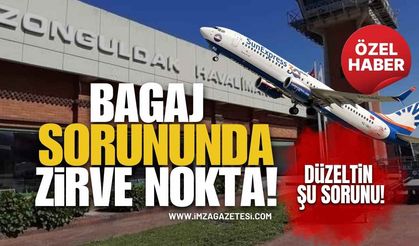 Zonguldak Havalimanı'nda Bagaj Sorununda Zirve Nokta! Düzeltin Şu Sorunu!