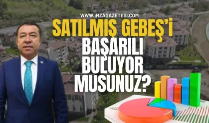 Çaydeğirmeni Belediye Başkanı Satılmış Gebeş'i Başarılı Buluyor Musunuz?