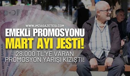 Emekliye Mart Jesti: 28.000 TL’ye Varan Promosyon Yarışı Kızıştı!