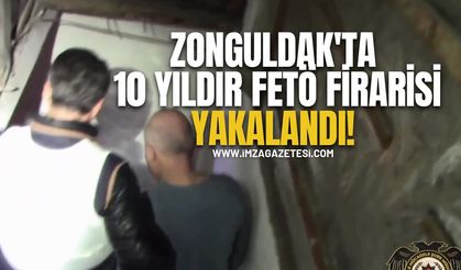 Zonguldak'ta 10 Yıldır Aranan FETÖ Üyesi Fare Gibi yakalandı!
