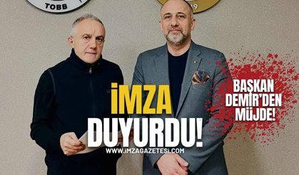 İmza Gazetesi’nden Duyurdu! Zonguldak Ve Kozlu’ya 3 Bin Kişilik Karma OSB İçin Düğmeye Bastı!