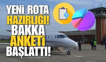 Zonguldak Havalimanı İçin Yeni Rota Hazırlığı! BAKKA Anketi Başlattı!