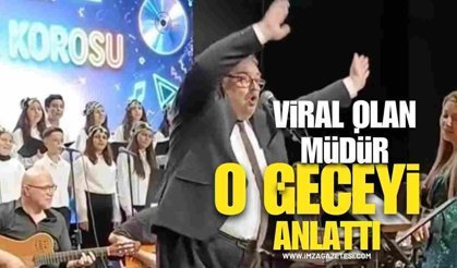 Barış Manço'ya benzeyen sesiyle sosyal Medyayı Sallayan Müdür, konuştu