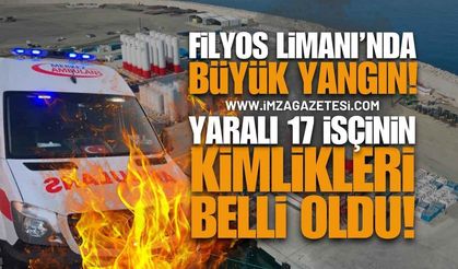 Filyos Limanı'nda Korkutan Yangın! 17 İşçi Hastanelik Oldu, Kimlikleri Belli Oldu