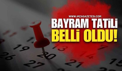 Kabine Toplantısı Sona Erdi: Bayram Tatili Belli Oldu!