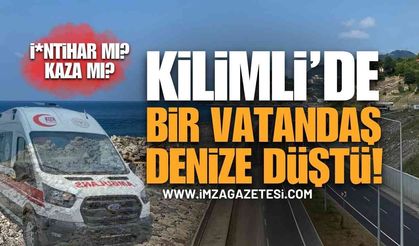 Zonguldak Kilimli'de Son Dakika: Bir Vatandaş Denize Düştü, Ekipler Seferber Oldu!