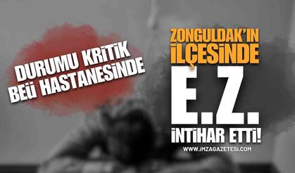 Zonguldak Kozlu İlçesinde Bir Vatandaş Canına Kıymak İstedi