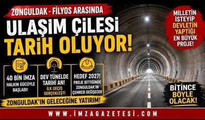 40 Bin İmzayla Başlayan Hayal Gerçek Oluyor! Dev Tünelde İlk Araç Geçişi Yapıldı!