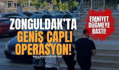 Emniyet Düğmeye Bastı! Zonguldak’ta Geniş Çaplı Operasyon!