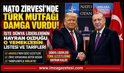NATO Zirvesi'nde Türk Mutfağı Damga Vurdu! İşte Dünya Liderlerinin hayran olduğu o yemeklerin listesi ve tarifleri!