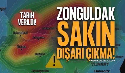 Zonguldak Bu Tarihte Sakın Dışarı Çıkma!