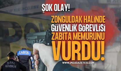 Zonguldak Halinde Olay: Güvenlik Görevlisi Zabıta Memurunu Silahla Vurdu!