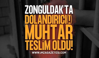 Zonguldak'ta Hakkında Yakalama Kararı Bulunan Muhtar Teslim Oldu!