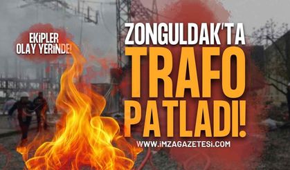 Zonguldak’ta Trafo Patladı: Ekipler Olay Yerinde