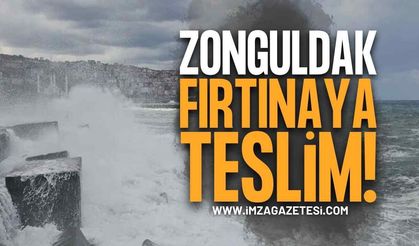 Zonguldak’ta Uyarılar Gerçek Oldu: Şiddetli Yağış ve Fırtına Kenti Esir Aldı!