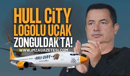 Acun Ilıcalı'ya Ait Hull City Logolu Uçak Zonguldak'ta!