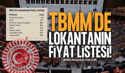 TBMM Lokantası Fiyat Listesi Gündem Oldu!