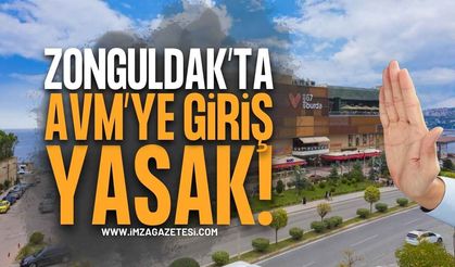Zonguldak Esas 67 Burda AVM'ye Araç Girişleri Durduruldu