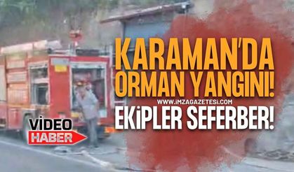 Zonguldak Karaman'da Korkutan Orman Yangını: Ekipler Olay Yerinde!