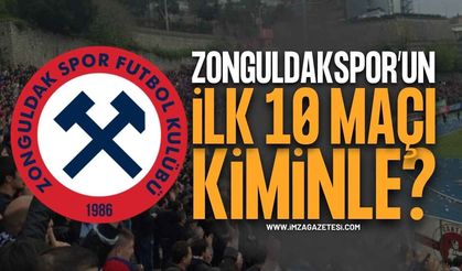 Zonguldakspor İlk 10 Maçını Hangi Takımlarla Oynayacak?
