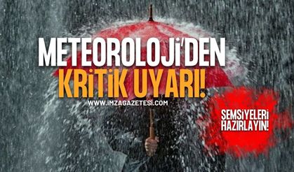 Meteoroloji Kritik Uyarı. Hafta Sonu Şemsiyeleri Hazırlayın