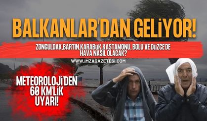 Balkanlardan Geliyor! Meteoroloji’den 60 KM’lik Uyarı!