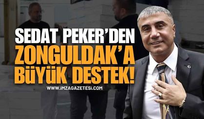 Sedat Peker Zonguldak'ta İhtiyaç Sahibi Çocuklara Destek Oldu