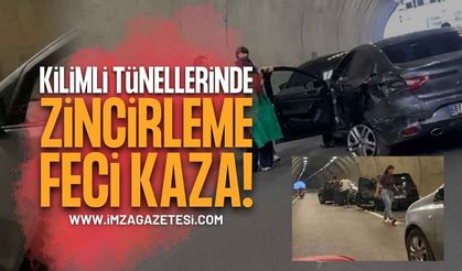 Zonguldak-Kilimli Tünellerinde Korkutan Zincirleme Kaza!