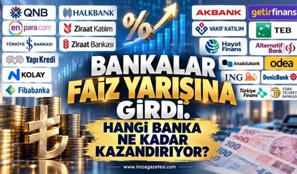 Bankalar Faiz Yarışına Girdi. Hangi Banka Ne Kadar Kazandırıyor?