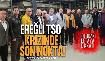 Ereğli TSO'da Krize Son Nokta! Fotoğraftaki Detay...