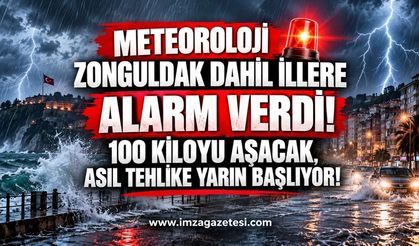 Meteoroloji Zonguldak dahil illere Alarm Verdi. 100 Kiloyu Aşacak, Asıl Tehlike Yarın Başlıyor!