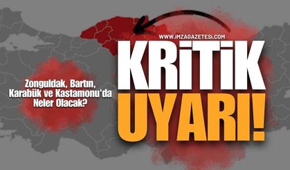 Zonguldak, Bartın, Karabük ve Kastamonu'da Hava Durumu Raporu Açıklandı