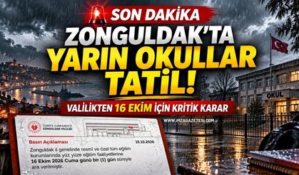 Zonguldak’ta Eğitime 1 Gün Ara Verildi! Valilikten 16 Ekim İçin Kritik Karar
