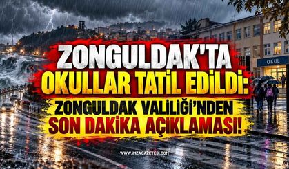 Zonguldak'ta Okullar Tatil Edildi: Zonguldak Valiliği'nden Son Dakika Açıklaması
