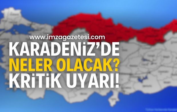 Zonguldak, Bartın, Karabük, Kastamonu, Sinop, Samsun, Giresun, Ordu, Trabzon, Rize ve Artvin'de hava durumu